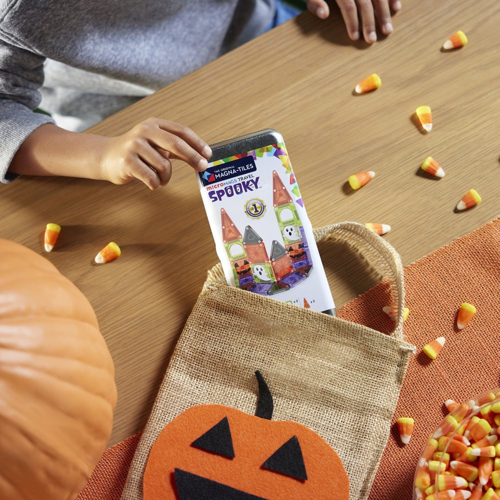 MAGNA-TILES® - Travel Spooky - MicroMAGS Cadılar Bayramı Seyahat Seti - 24 Parça