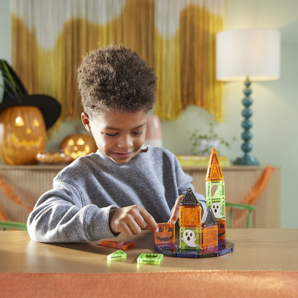 MAGNA-TILES® - Travel Spooky - MicroMAGS Cadılar Bayramı Seyahat Seti - 24 Parça