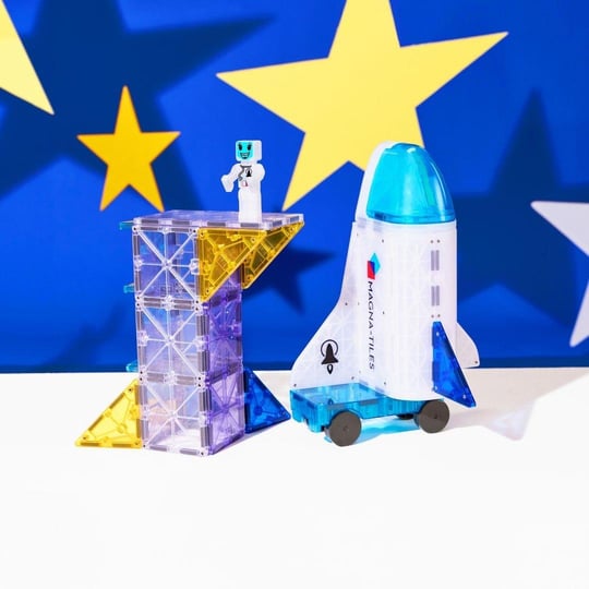 Magna-Tiles - Space + microMAGS - Uzay 32 Parça