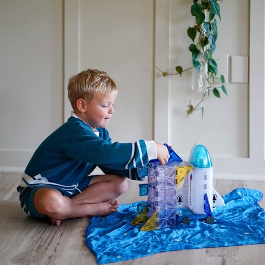 Magna-Tiles - Space + microMAGS - Uzay 32 Parça