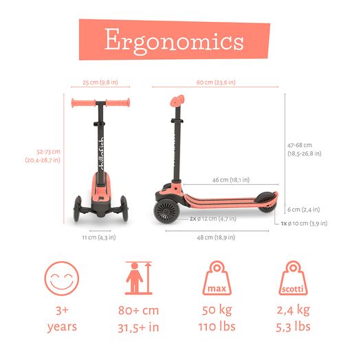 Scotti - 3 Tekerlekli Scooter (4 Renk Seçeneği)