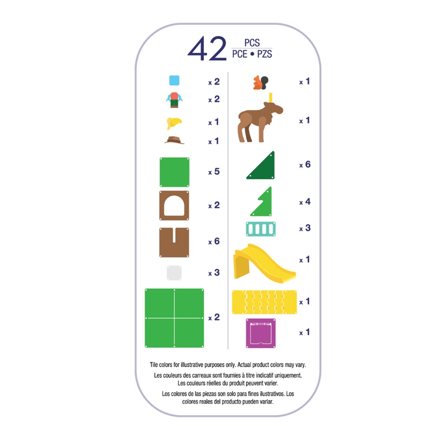 MAGNA-TILES® - Tree Top Adventure Manyetik Bloklar - 42 Parça