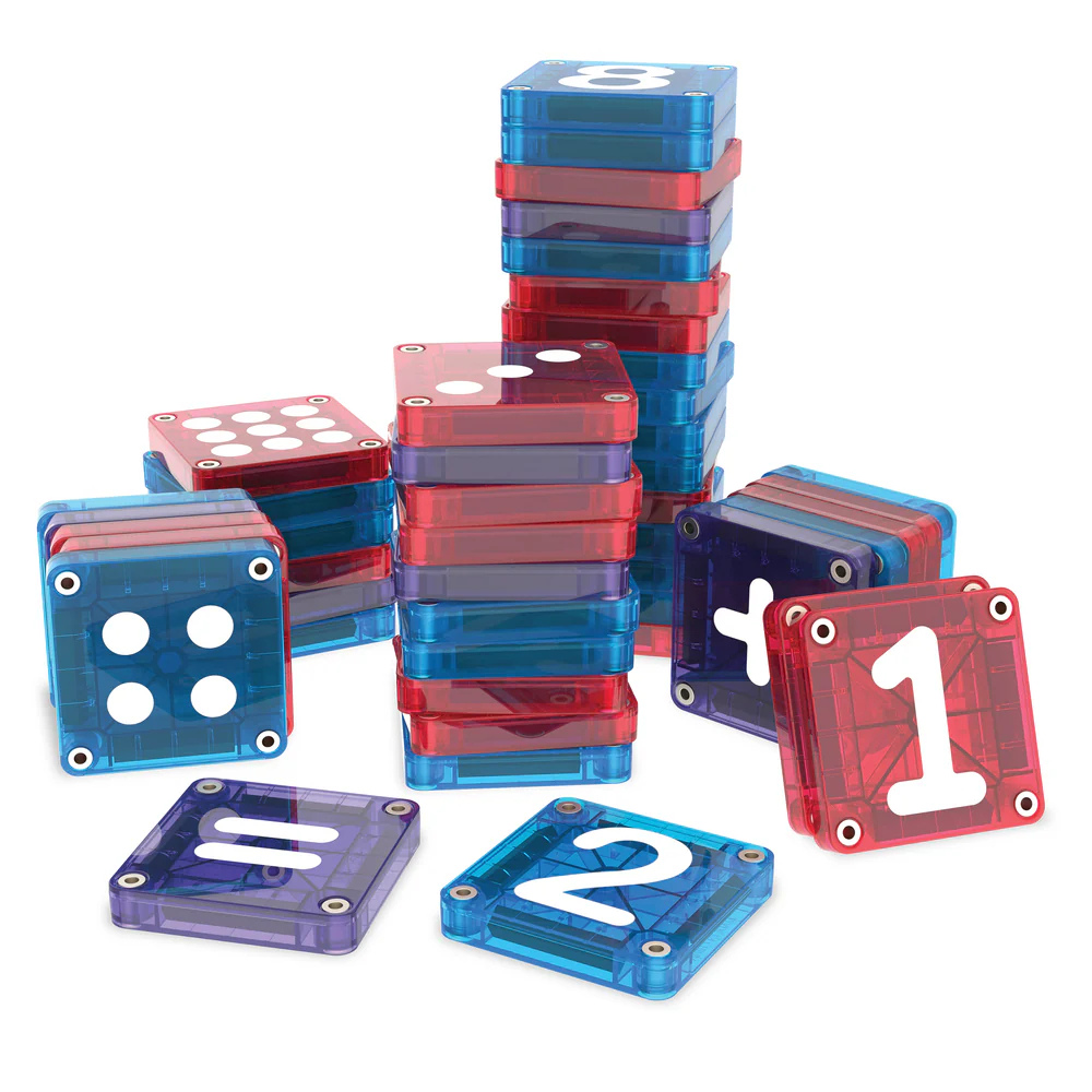 MAGNA-TILES® - Learn Numbers Manyetik Bloklar - 56 Parça