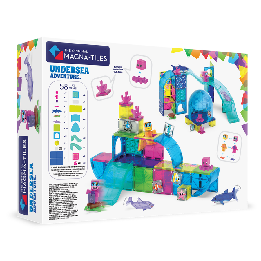 MAGNA-TILES® - Undersea Adventure Manyetik Bloklar - 58 Parça