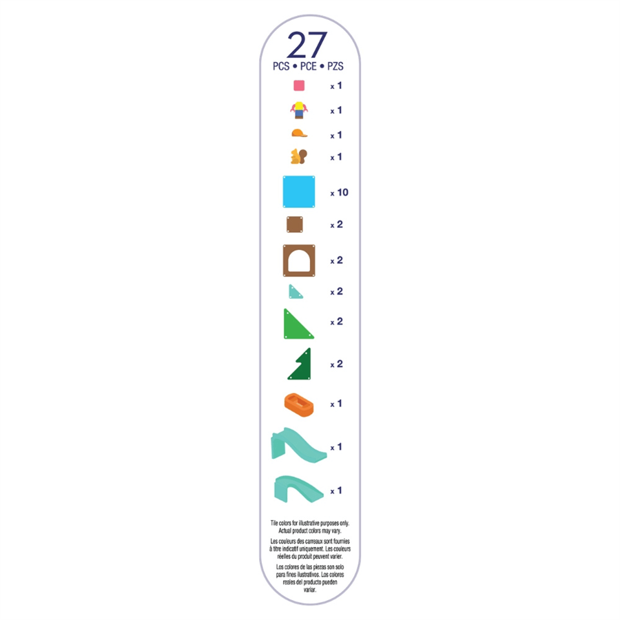MAGNA-TILES® - Raging Rapids Manyetik Bloklar - 27 Parça