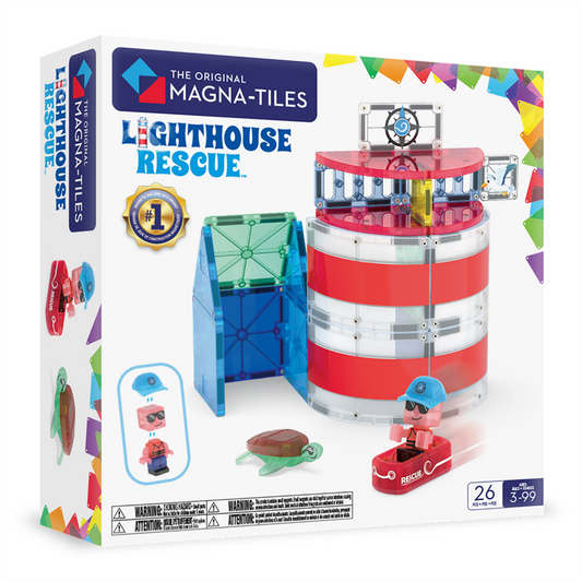 MAGNA-TILES® - Lighthouse Rescue Manyetik Bloklar - 25 Parça