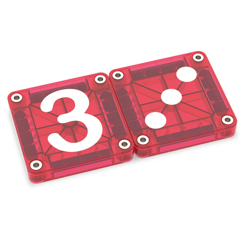 MAGNA-TILES® - Learn Numbers Manyetik Bloklar - 56 Parça