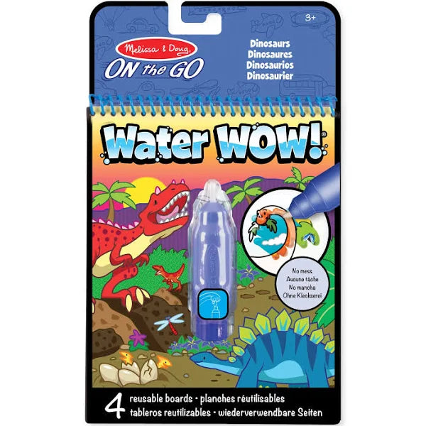 Water Wow Sulu kalem ile boyama kitabı - Dinozor