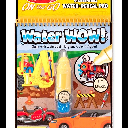 Melissa & Doug - Water Wow Sulu kalem ile boyama kitabı - Araçlar