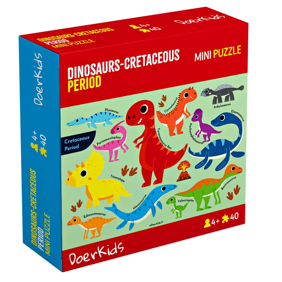 DINOSAURS - CRETACEOUS PERIOD MINI PUZZLE