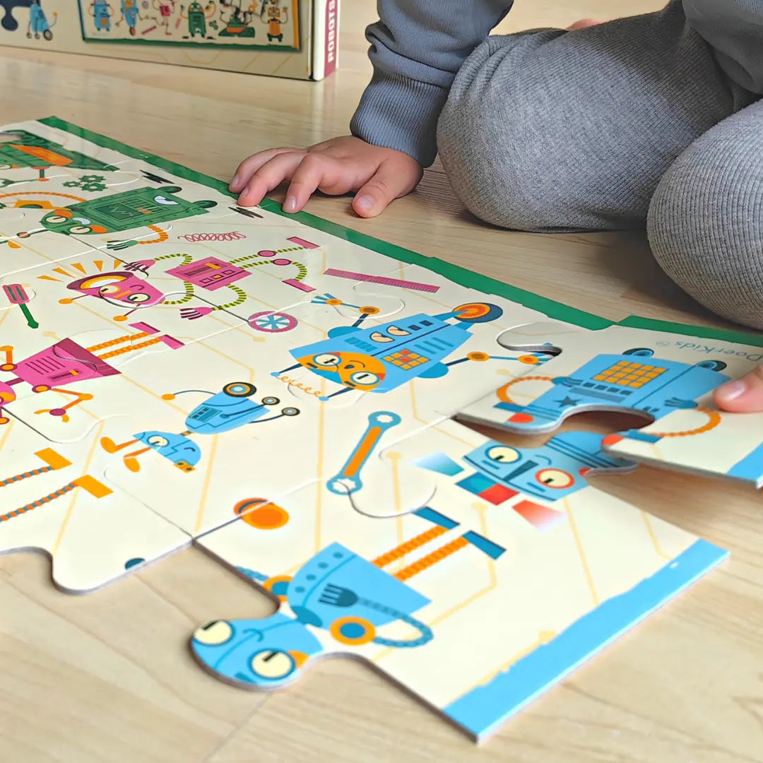 ROBOTS GIANT FLOOR  PUZZLE ( ROBOTLAR JUMBO YER PUZZLE)