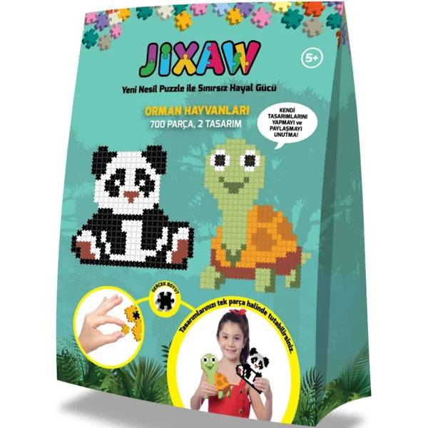 Jixaw 700 Parça Puzzle Orman Hayvanları